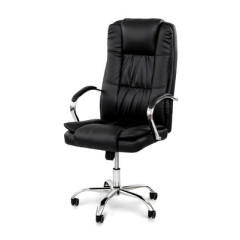 Крісло офісне комп'ютерне на колесах Дірект чорний Мікс Меблі