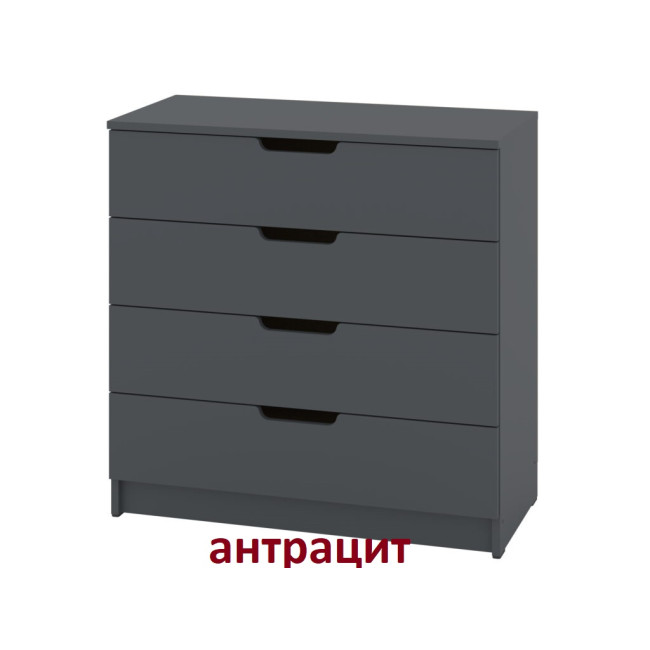 Комод у спальню вітальню передпокій 4 ящики 80/38/80 см К-4 ЄКО Пехотін