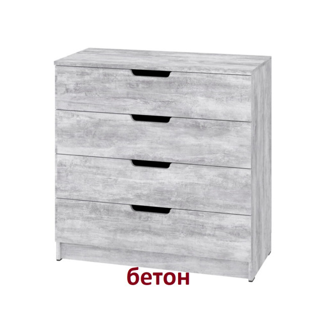 Комод у спальню вітальню передпокій 4 ящики 80/38/80 см К-4 ЄКО Пехотін
