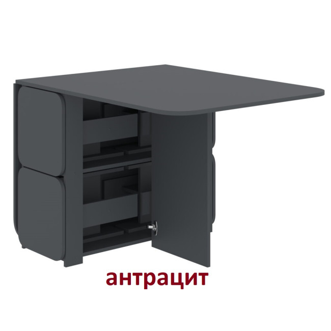 Стіл книжка 7+4 табурета сонома Пехотін