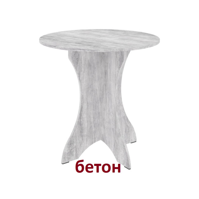 Стіл круглий нерозкладний-2 тахо Пехотін