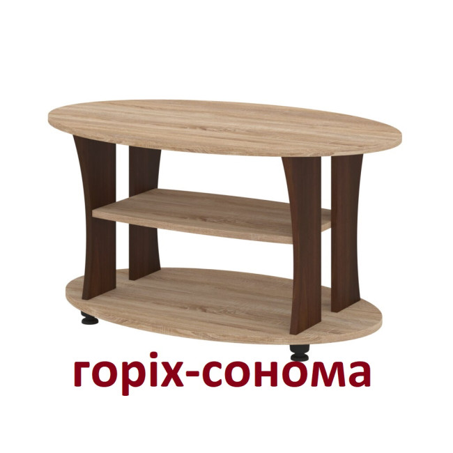 Стіл журнальний Камелія 90/57см Пехотін