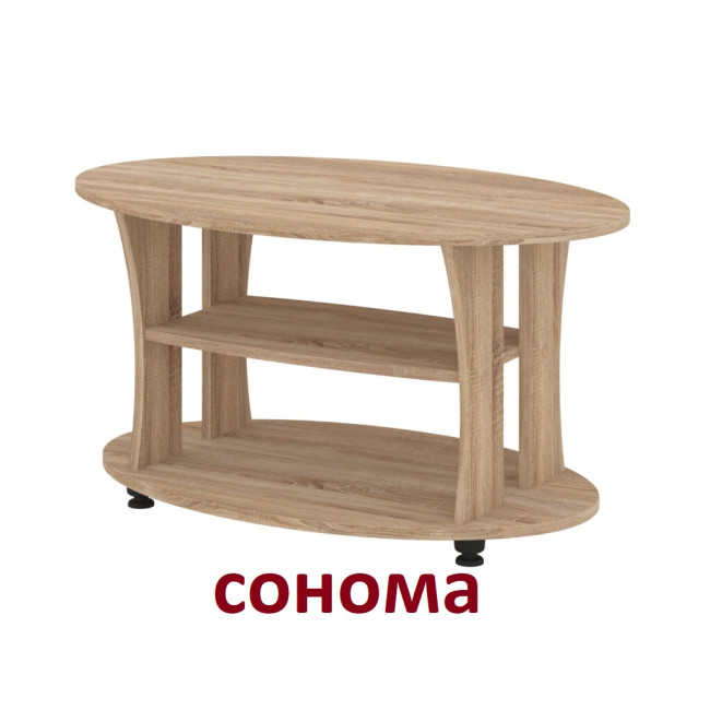 Стіл журнальний Камелія 90/57см Пехотін