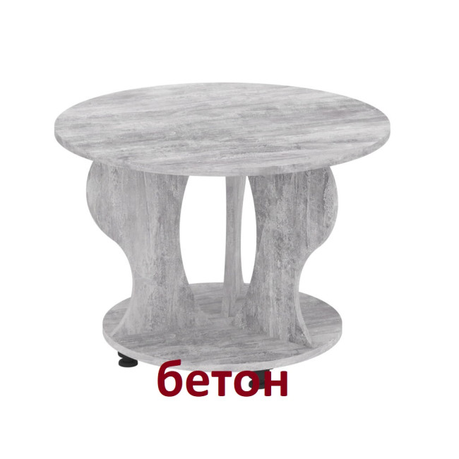 Стол журнальный круглый Пион 70/70 см Пехотин