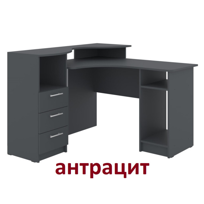 Стіл комп'ютерний кутовий 123/120 см Атрікс Пехотін
