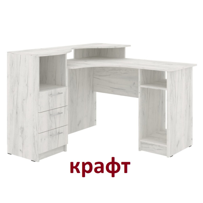 Стіл комп'ютерний кутовий 123/120 см Атрікс Пехотін