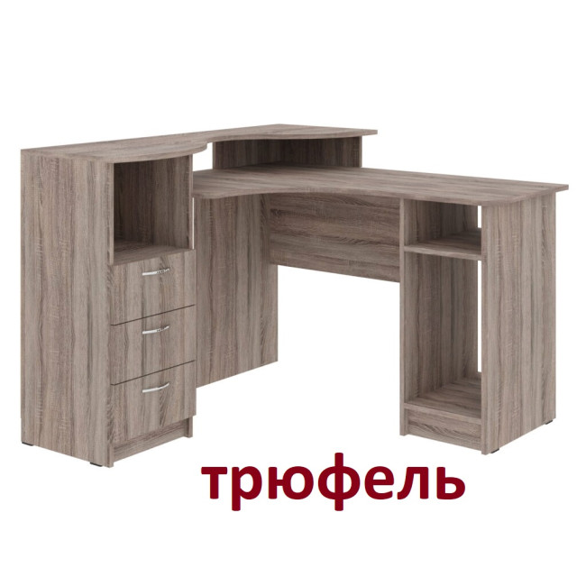 Стіл комп'ютерний кутовий 123/120 см Атрікс Пехотін