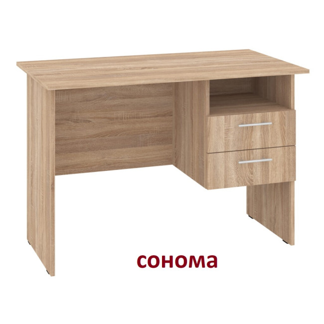 Стол письменный для школьника 100 см 2 ящика Юниор Пехотин