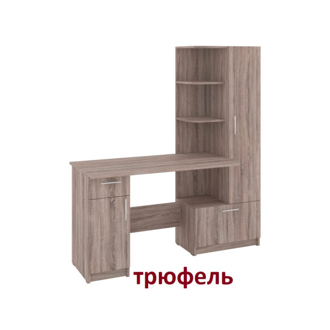 Стіл комп'ютерний письмовий 150 см з шафою Шанс-П Пехотін