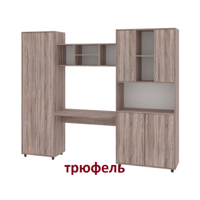 Дитяча стінка з шафою столом 2370 мм Сімба Пехотін