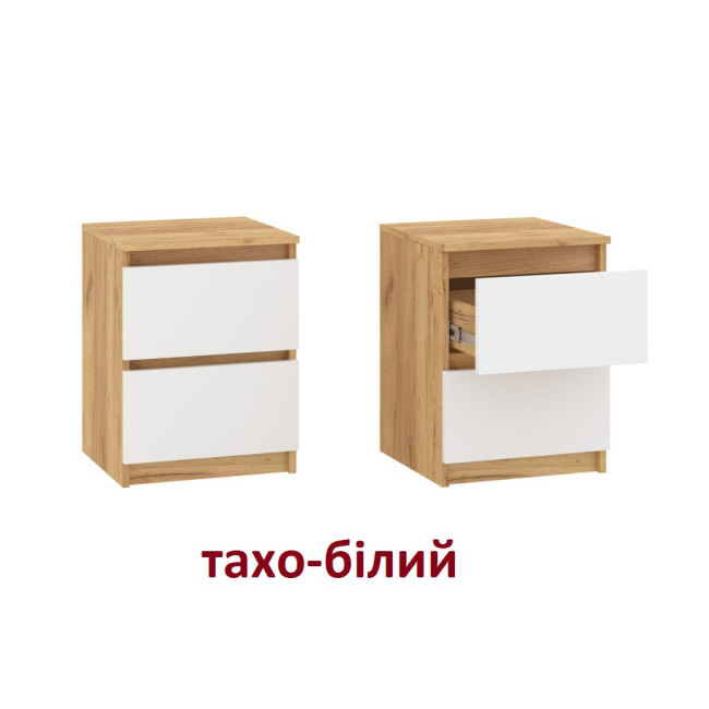 Тумба приліжкова НС-ПТ-2 тахо/антрацит Пехотін